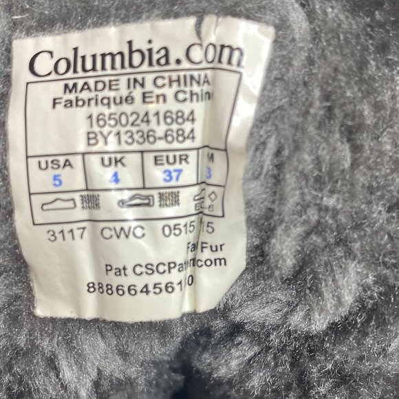 Columbia Minx Mid II women's size 5 red/maroon design waterproof winter… - Picture 7 of 7